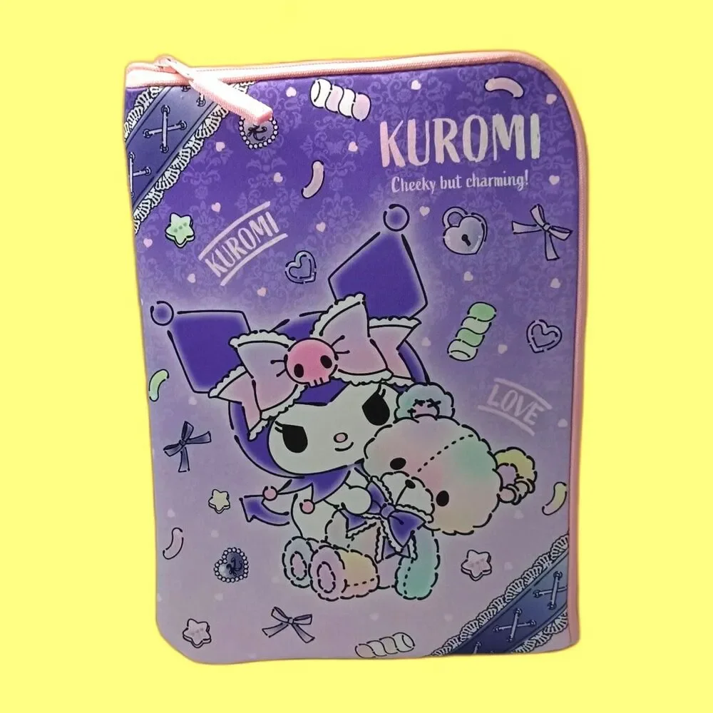 Kuromi sanrio 11 inches laptop / tablet cover / case / bag